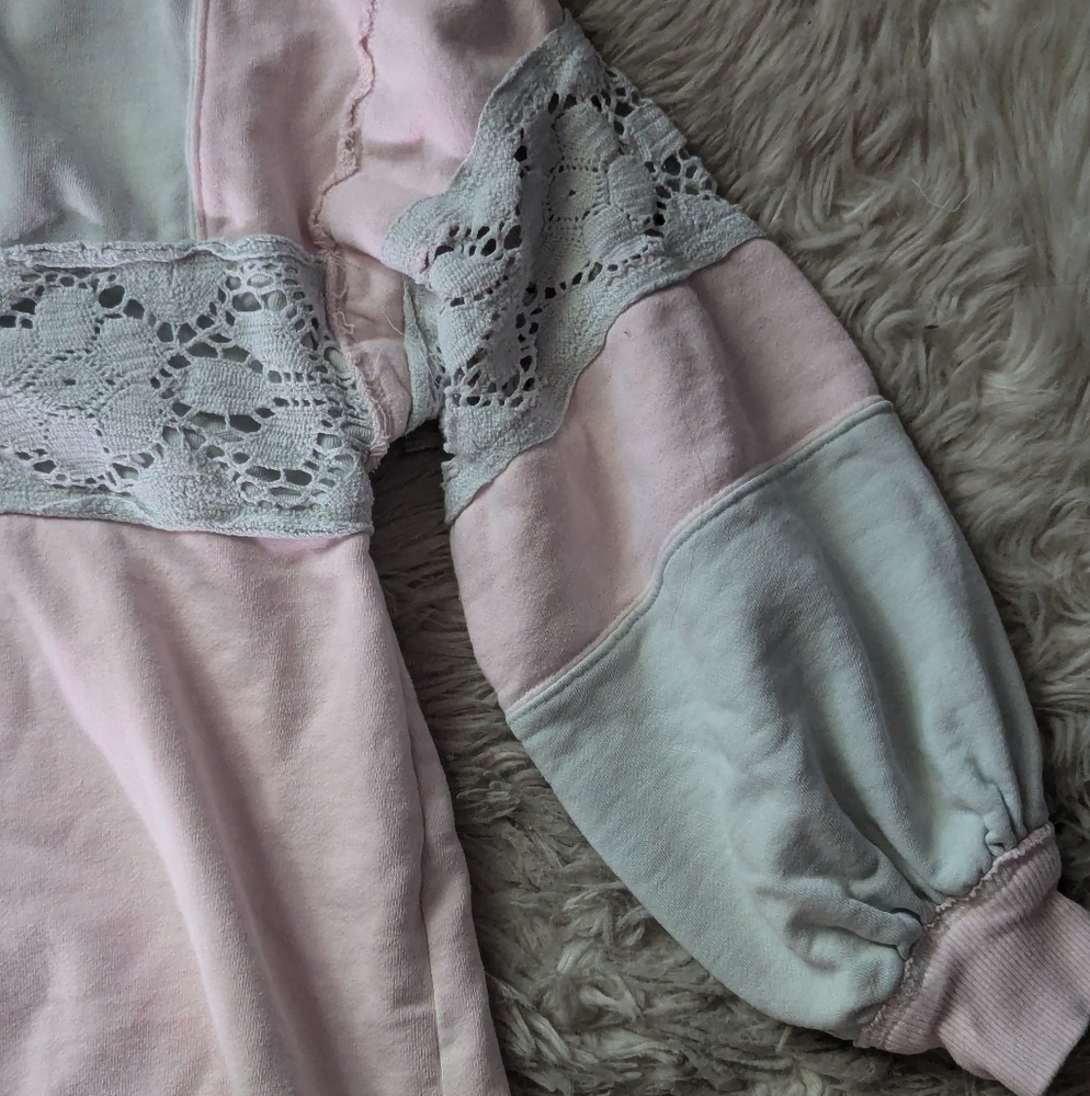 RARE Free People We The Free American Dream Polo in Pink - Picture 15 of 16